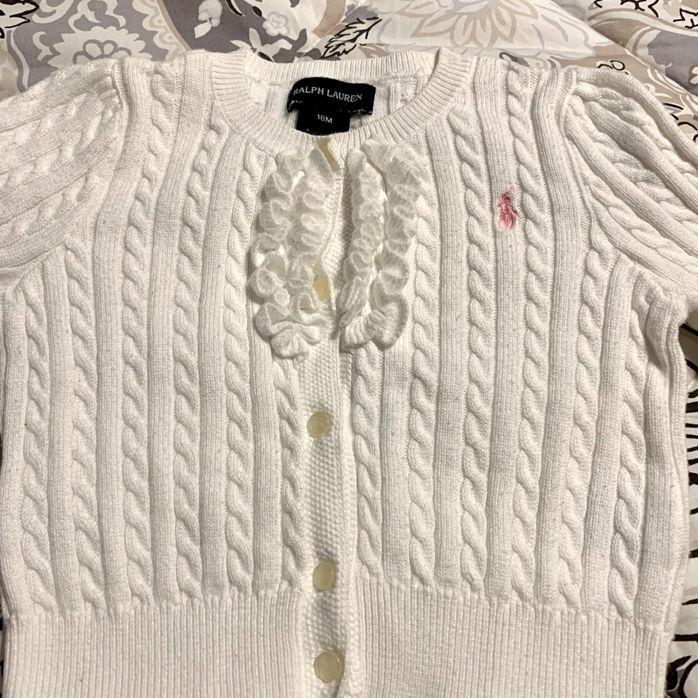 🎀 Ralph Lauren Cardigan - Sz. 18 mos.